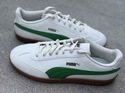 Puma White Green Desert Dust Gum Men Casual Lifestyle Shoes Size 11