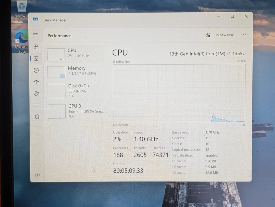 Lenovo ThinkPad L13 G4 · i7-1355U · 16GB · 500GB, photo 3 of 5