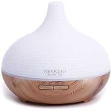 Wunderschöner 300ml Aroma Diffuser mit LED B...