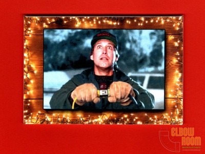 Christmas Vacation Clark Griswold lights drumroll please art 2x3'' fridge magnet