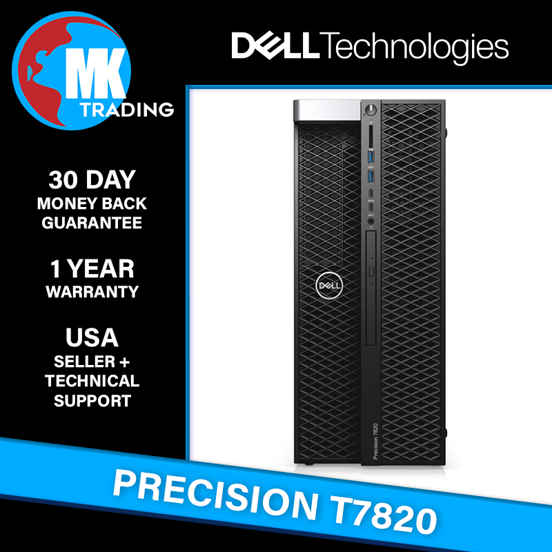 Dell Precision 7820 Tower Workstation -V1- Choose CPUs/RAM/Drive Dell Precision 7820 Tower Workstation -V1- Choose CPUs/RAM/Drive