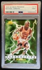 1995-96 Skybox Premium Michael Jordan Electrified #278 Bulls PSA 9