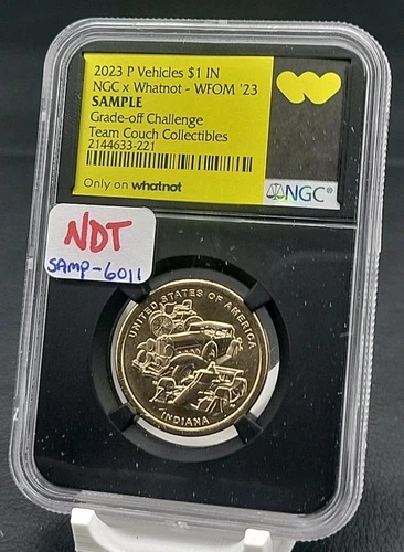 2023 NGC Whatnot Grade-Off Challenge Sample Slab Team Couch Collectibles $1 WFOM