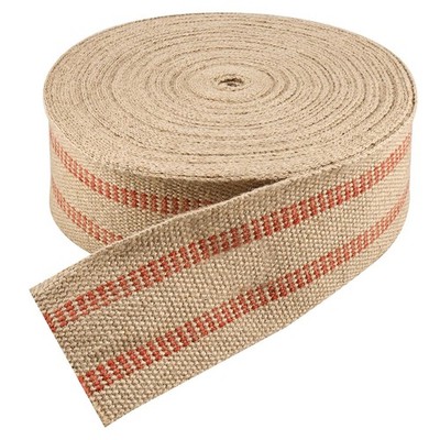 YaeCCC Craft Jute Webbing, 3.5'' x 33Yd,Upholstery Straps HeavyDuty for Chair ...