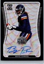 2020 Leaf Metal Draft #BA-BP1 Bryce Perkins Wave Black #/7