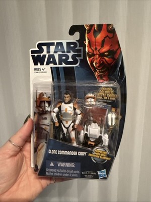 Star Wars Clone Commander Cody CW07 Clone Wars Action Figure Hasbro New Sealed