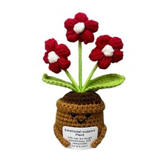Beginner Friendly Crochet Plant Pot Set With Cotton Yarn and Tutorial