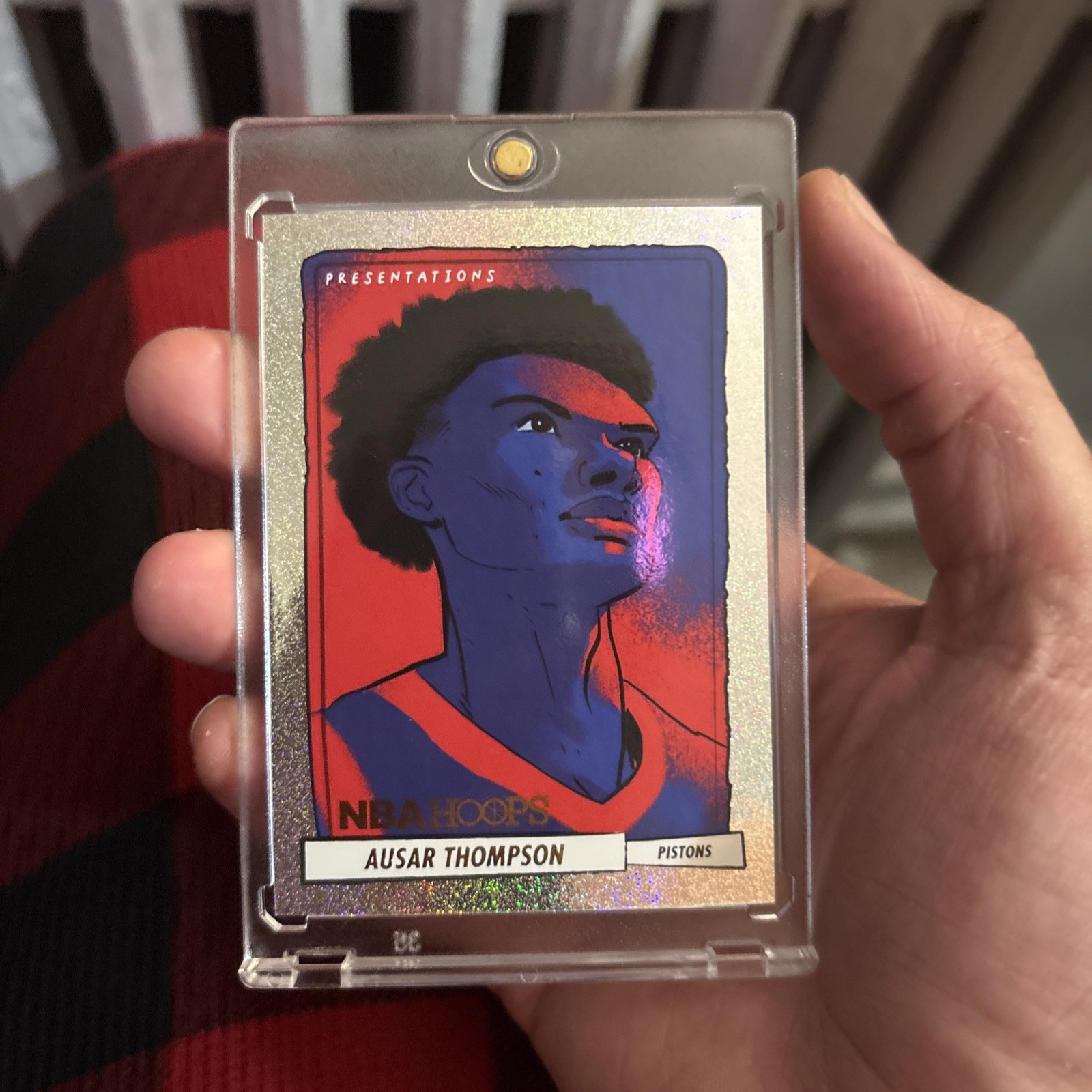 2023-24 Panini NBA Hoops Ausar Thompson #17 RC Rookie Presentations SSP  