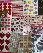 Valentines Love Hearts NIP New Stickers Sticker Packs You Choose, YOU PICK