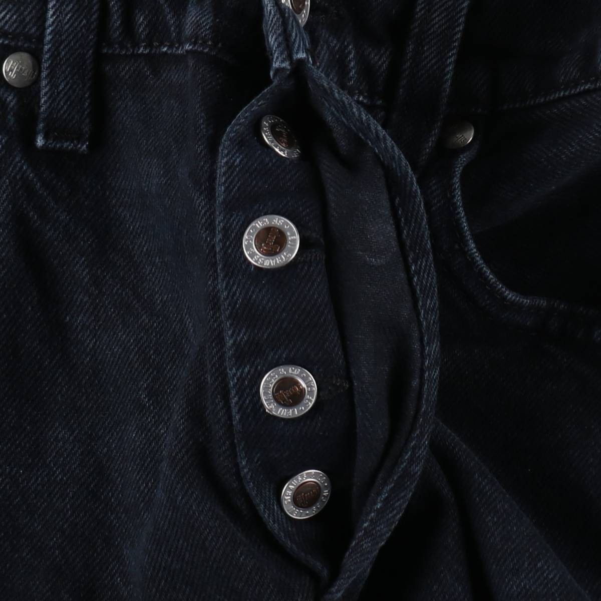 Vintage 90'S Levi's Silver Tab GUYS FIT Black Denim Tapered Jeans Made in US... image 5