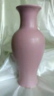 Vtg 80s Haeger MAUVE tall vase pink pottery ceramic urn style #4170 pastel