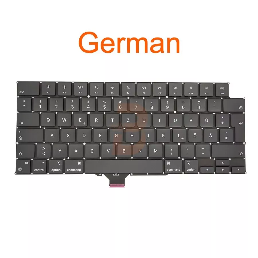 New For Macbook Pro 14 16 M1 Pro/Max A2442 A2485 German Keyboard 2021  Year