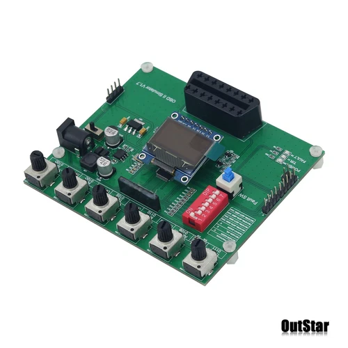 Simulador ECU OBD II OBD2 con pantalla de 0,96 pulgadas compatible con 7 protocolos convencionales - Imagen 7 de 14
