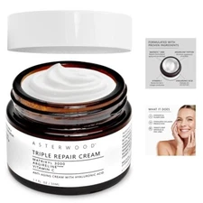 Asterwood Matrixyl 3000 Argireline Peptide Vitamin C Triple Repair Cream 1.7 oz