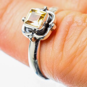 Citrine-925-Sterling-Silver-Ring-Size-5-75-Ana-Co-Jewelry-R25745F