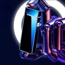 Dual Arc Electric Lighter Rechargeable Windproof X Flameless Plasma Torch USB!!