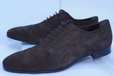 New Tod's Men's Oxfords Brown Shoes Size 11.5 Loafer Suede Classic Lace