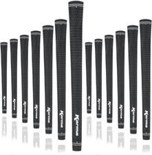 Karma Velour Black Midsize  1/32" Golf Grips 13 Pack