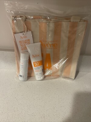 AVENE SUNSCREEN SPF 50 BODY LOTION+EAU THERMAL + BIG BEACH OR WEEKEND BAG SET