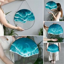 Ocean-Wave Wall Hanging Beach Bathroom Decor And Accessories,Beach Themed Sign!!