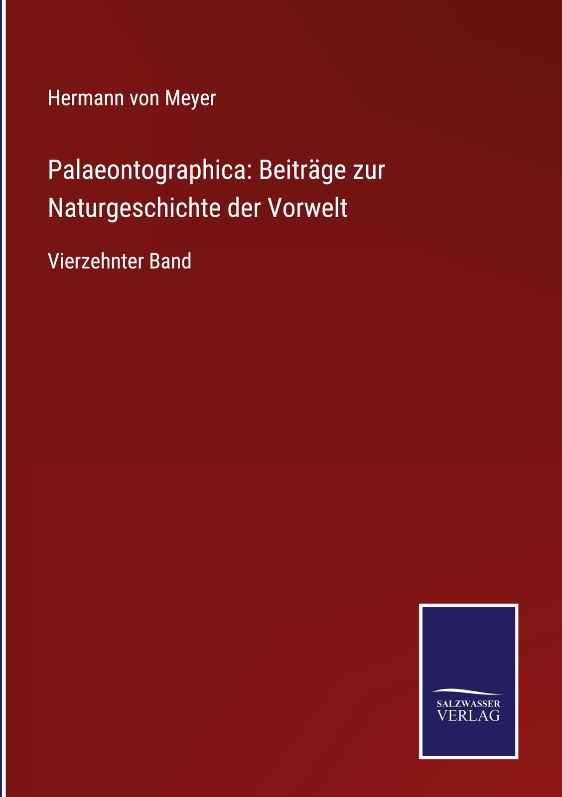 Thumbnail - Palaeontographica: Beiträge Zur Naturgeschichte Der Vorwelt