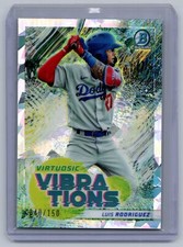 2022 Bowman #VV-15 Luis Rodriguez /150 Virtuosic Vibrations Atomic Refractor