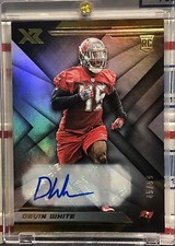 2019 PANINI XR DEVIN WHITE ROOKIE, #150, AUTO, SERIAL #45/99, JERSEY NUMBER