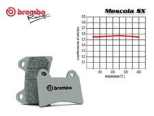 SET PASTIGLIE FRENO POSTERIORE BREMBO PER KAWASAKI KX, II 85 2001 IN POI