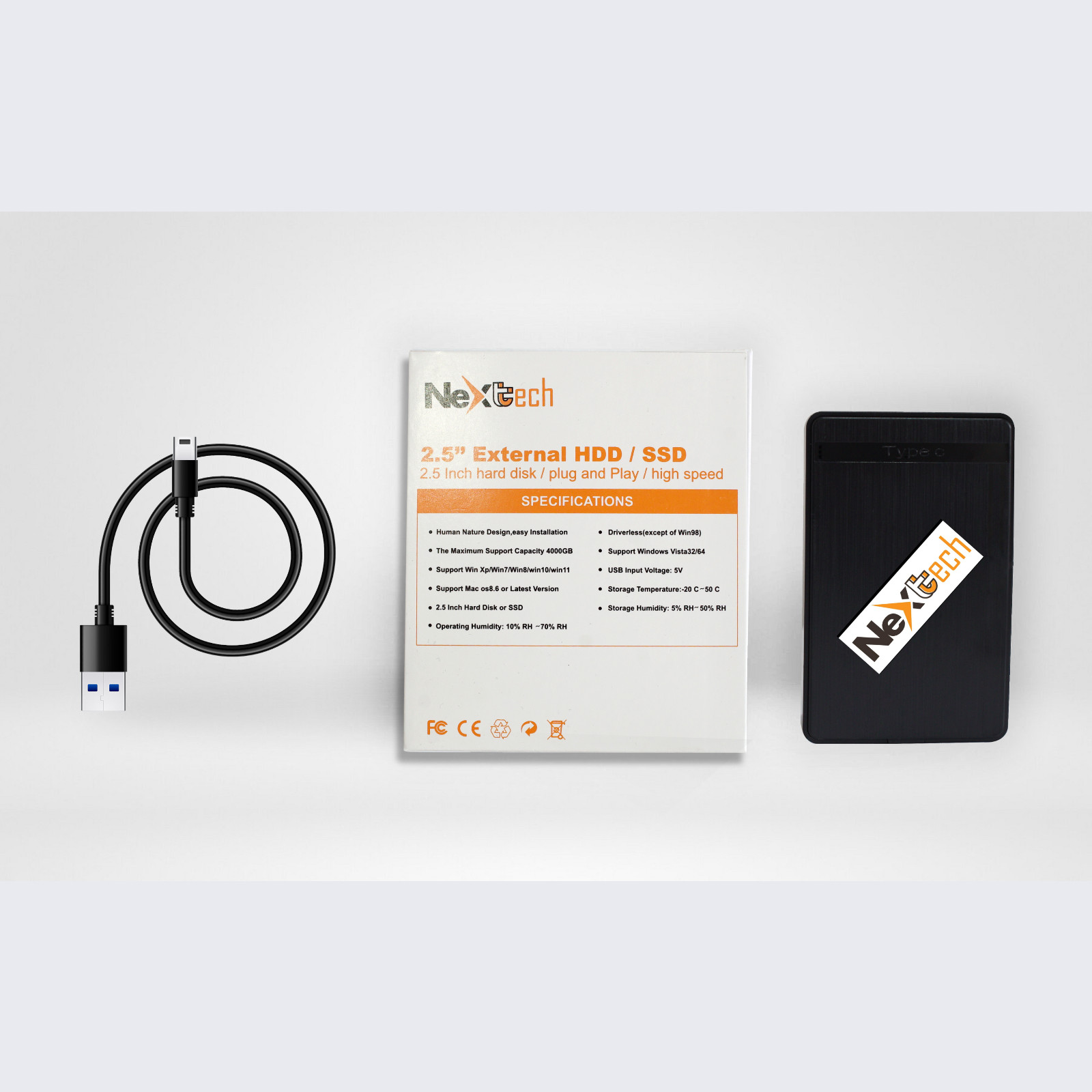 Nextech 2.5 External HDD Hard Disk/Plug And Play/High Speed 500GB