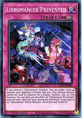 Linromancer Prevented DIFO-EN091 Yu-Gi-Oh! Near Mint 1st Edition