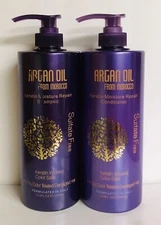 Keratin Moisture Repair Shampoo & Conditioner w/ Argan Oil 33.8 fl oz Each