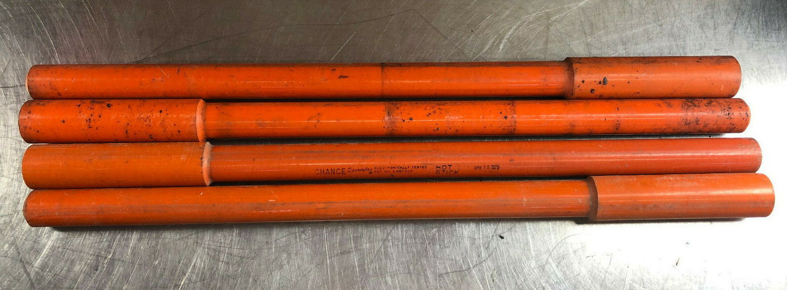 CHANCE HiPot Hot Stick - Set of 4 - Used - Good Condition | eBay