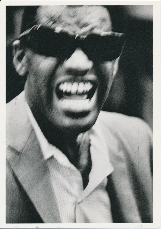 #4807 Ray Charles Music Icon Therome cachet First Day cover Fotofolio card - Image 2 of 2
