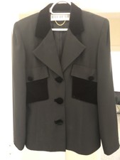 Lulu Bravo Ladies Jacket Dark Grey Size 8 Used
