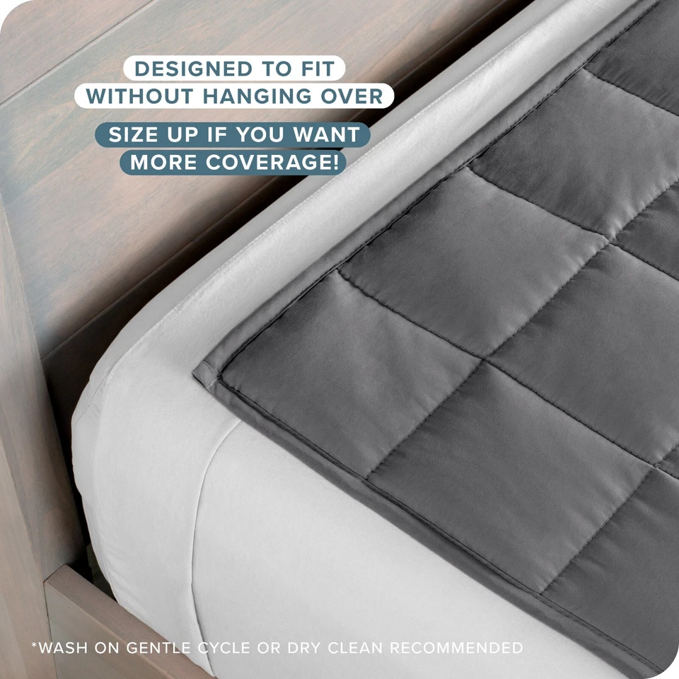 Bare Home Weighted Blanket, All-Natural 100% Cotton, Premium Heavy Blanket - Image 3 of 4