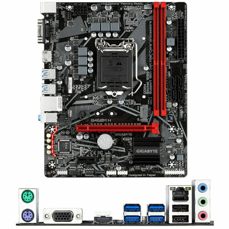 GIGABYTE B460M H Motherboard Intel B460 LGA1200 2XDDR4 MicroATX