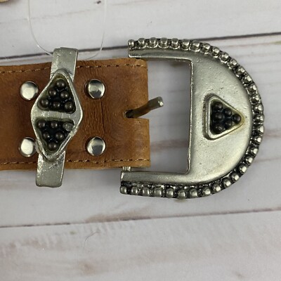 NWT Vintage DEB Fashion Leather Belt Boho 70s 80s sz M/L | eBay