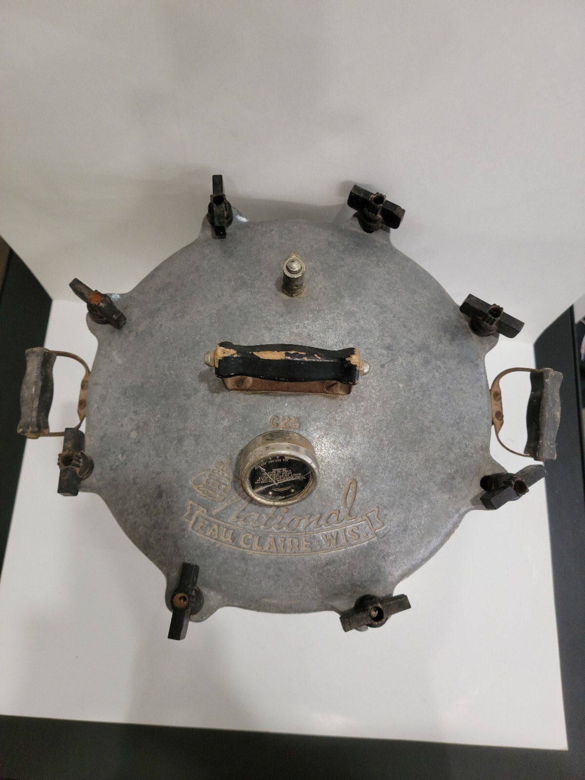 Antique National Pressure Cooker Eau Claire Wis. C25 Pressure Cooler