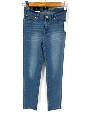 7 for all Mankind Jeans Girls Size 10 Paxtyn Skinny Blue Stretch Denim Dream NWT