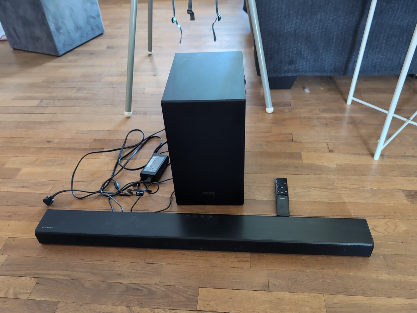 Samsung HwT50m Sound bar With Subwoofer And Remote. eBay