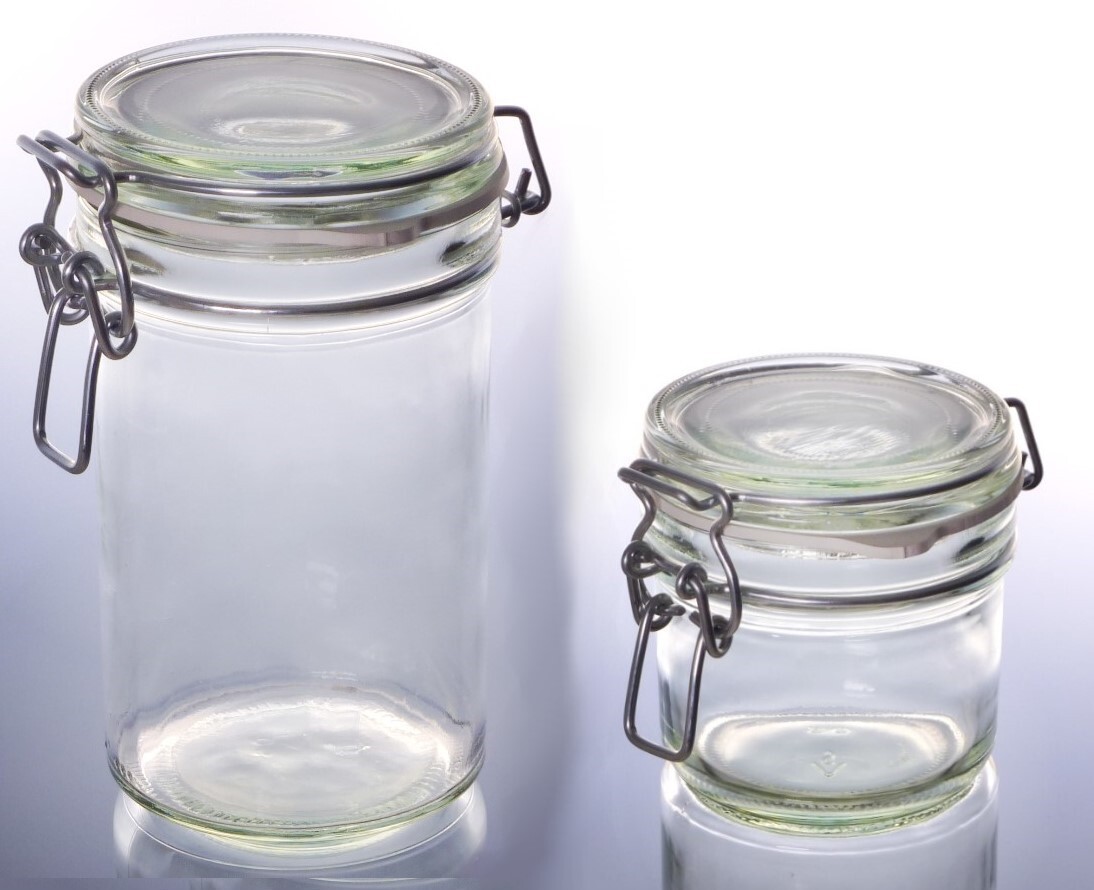EINMACHGLAS CI Bügelverschluß Vorrats Einweck Glas Einmach Vorrats Gläser
