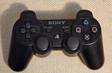 Official Sony PlayStation 3 PS3 Black DualShock 3 Controller OEM