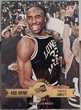 Kobe Bryant Los Angeles Lakers Press Pass Gold Foil Rookie Card Hall Of Fame NBA. rookie card picture