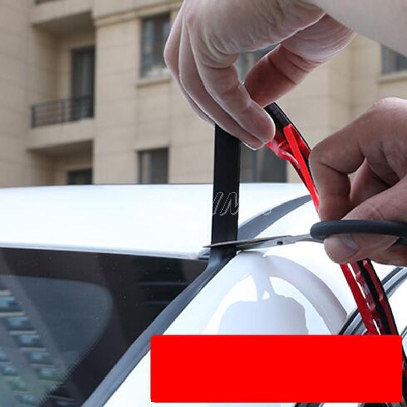 Weather Stripping Door Seal D/T/P/Z Shape Car Door Window Trim Molding - Black Rubber Self-Adhesive Seal Strip Door Weatherstrip