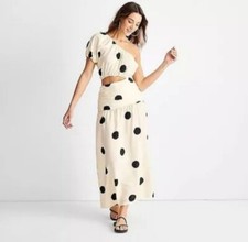 Jenny K Lopez Future Collective Target Polka Dot Dress Size 22