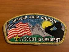 BSA, 2009 Friends of Scouting Obedient SAP, Denver Area Council (SA-33)
