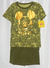 Disney Mickey Mouse 12 Mnth Toddler Boys/Girls 2-Pc T-shirt  Shorts Outfit NEW 