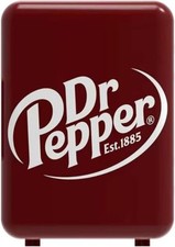 Dr Pepper Retro Portable 6-Can Mini Refrigerator Compact Personal Fridge Cooler