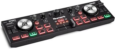 Numark DJ2GO2 Touch Compact 2 Deck USB DJ Controller 