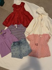 Lot Of 6 Girls Old Navy Oshkosh Etc Size 12-18 Months In Excellent Condition